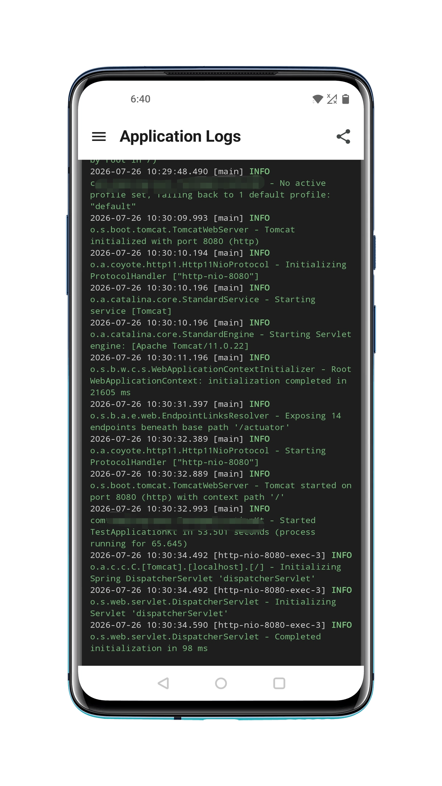 Live Log Viewer